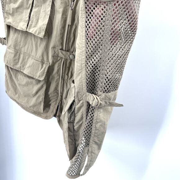 Weekender Traveler Adventure Series Outdoors Fishing Vest Beige Mesh Mens Large - Picture 3 of 8